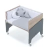 Minicuna de colecho 50x80 Equo Life madera/marengo (5en1)
