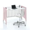 Minicuna 60x80 cm y cuna 60x120 cm Omni Tre Flamingo rosa claro (7en1)