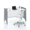 Minicuna 60x80 cm y cuna 60x120 cm Omni Tre Antracita (7en1)