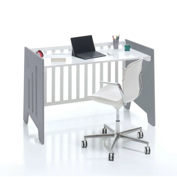 Minicuna 60x80 cm y cuna 60x120 cm Omni Tre Antracita (7en1)