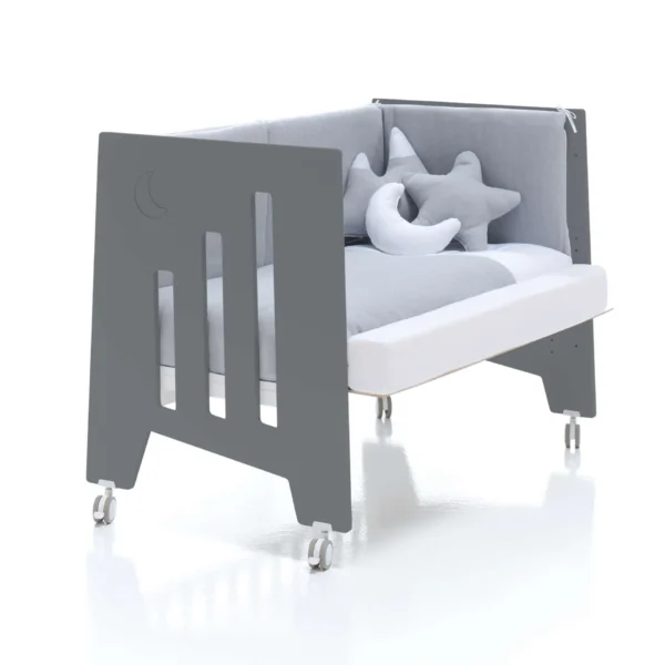 Cuna colecho Omni Due marengo 60x120 cm (5en1)