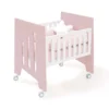 Minicuna 60x80 cm y cuna 60x120 cm Omni Tre Flamingo rosa claro (7en1)