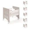 Minicuna de colecho 60x80 Omni Uno Arena beige (5en1)