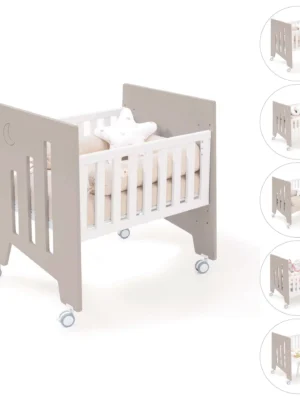Minicuna de colecho 60x80 Omni Uno Arena beige (5en1)