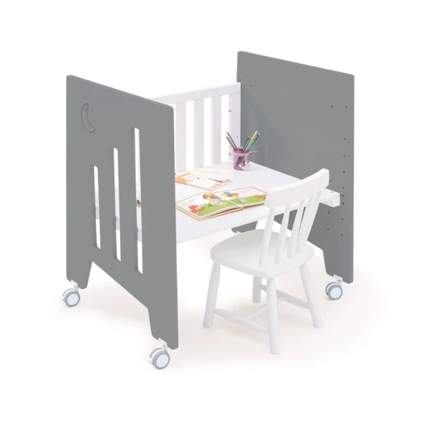 Minicuna de colecho 60x80 Omni Uno Antracita (5en1)