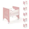 Minicuna de colecho 60x80 Omni Uno Quarzo rosa (5en1)