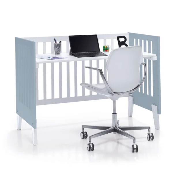 Minicuna y cuna todo en uno Nexor Tre Blu denim (7en1)