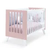Minicuna y cuna todo en uno Nexor Tre Flamingo blanca/rosa (7en1)