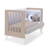 Cuna colecho Nexor Due Arena blanco/beige 60x120 cm (4en1)
