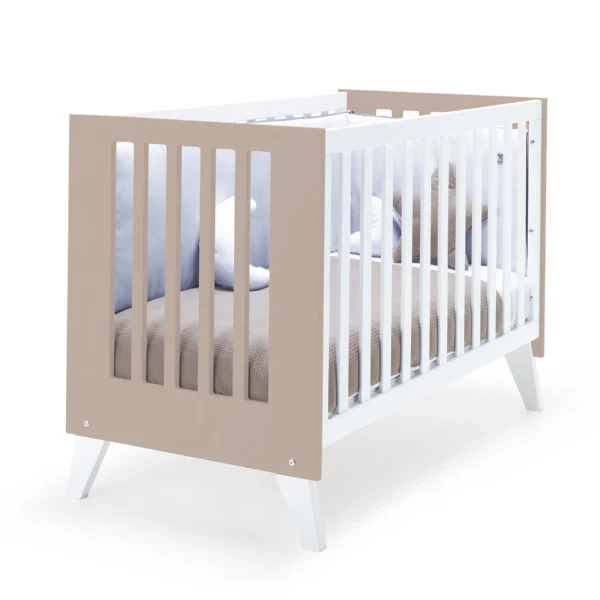 C187-M7753-CU Minicuna y cuna todo en uno Nexor Tre Arena blanca/beige (7en1)