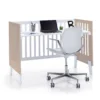 Minicuna y cuna todo en uno Nexor Tre Arena blanca/beige (7en1)