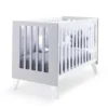 Minicuna y cuna todo en uno Nexor Tre Grey blanca/gris (7en1)