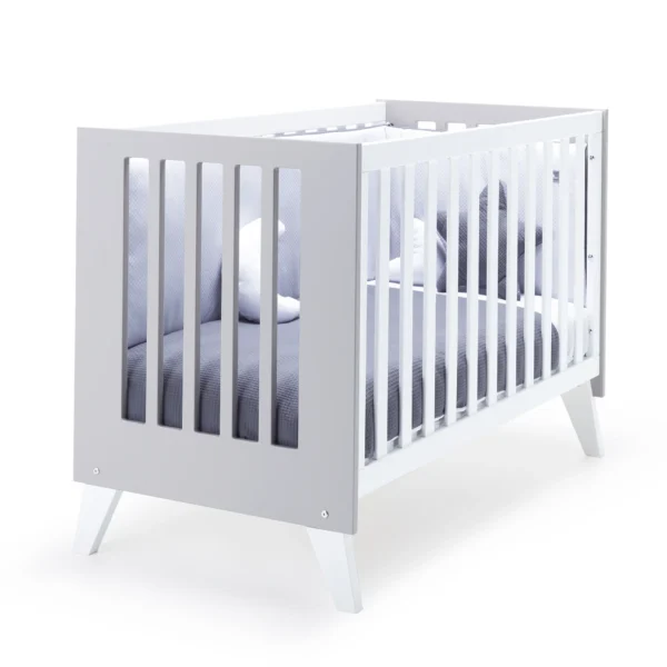 C187-M7778-CU Minicuna y cuna todo en uno Nexor Tre Grey blanca/gris (7en1)