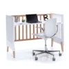 Minicuna convertible en cuna Nexor Tre White madera/blanca (7en1)