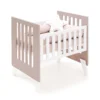 Minicuna y cuna todo en uno Nexor Tre Arena blanca/beige (7en1)