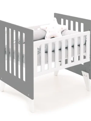 Minicuna y cuna todo en uno Nexor Tre Antracita blanca/antracita (7en1)