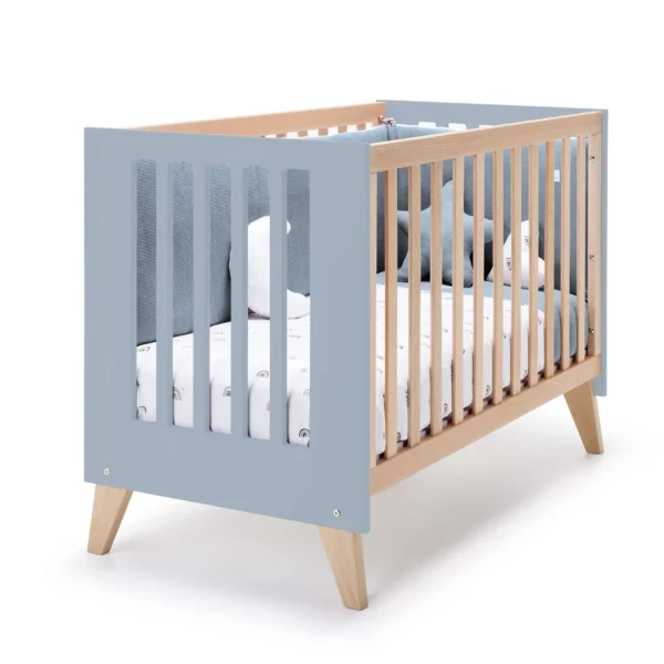 Minicuna convertible en cuna Nexor Tre Blu denim (7en1)
