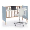 Minicuna convertible en cuna Nexor Tre Blu denim (7en1)