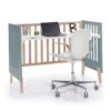 Minicuna convertible en cuna Nexor Tre Eucalyptus madera/verde (7en1)