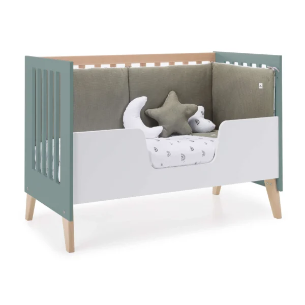 Cuna colecho Nexor Due Eucalyptus madera/eucalipto 60x120 cm (4en1)