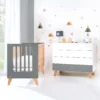 Minicuna convertible en cuna Nexor Tre Antracita madera/antracita (7en1)