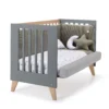 Cuna colecho Nexor Due madera/antracita 60x120 cm (4en1)