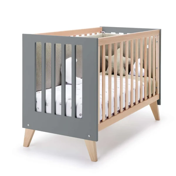 Minicuna convertible en cuna Nexor Tre Antracita madera/antracita (7en1)