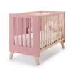 Minicuna convertible en cuna Nexor Tre Quarzo madera/rosado (7en1)