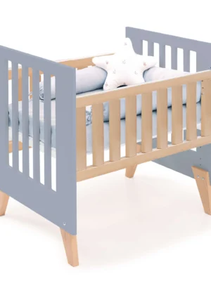 Minicuna convertible en cuna Nexor Tre Blu denim (7en1)