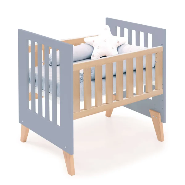 Minicuna convertible en cuna Nexor Tre Blu denim (7en1)