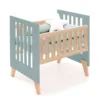 Minicuna convertible en cuna Nexor Tre Eucalyptus madera/verde (7en1)