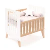 Minicuna convertible en cuna Nexor Tre White madera/blanca (7en1)
