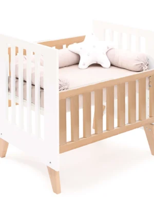 Minicuna convertible en cuna Nexor Tre White madera/blanca (7en1)