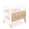 Minicuna convertible en cuna Nexor Tre White madera/blanca (7en1)