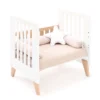 Minicuna convertible en cuna Nexor Tre White madera/blanca (7en1)