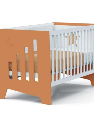 Cuna-escritorio Omni XL terracota 70x140 cm (2en1)