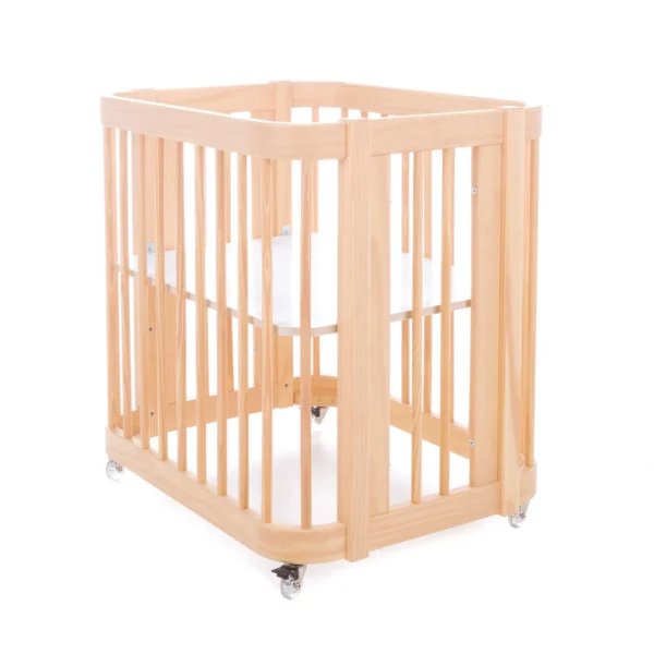Minicuna de colecho ovalada 55x70 cm Crea Uno Nomad madera