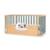 Cuna-cama evolutiva Crea Plus Due madera/verde 70x140 cm (3en1)