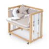 Minicuna de colecho ovalada 55x70 cm Crea Plus Uno madera/blanco