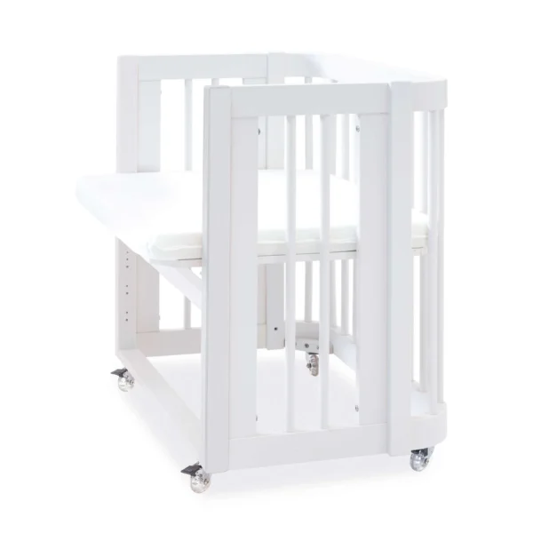 Minicuna de colecho ovalada 55x70 cm Crea Uno Bianco blanca