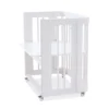 Minicuna de colecho ovalada 55x70 cm Crea Uno Bianco blanca