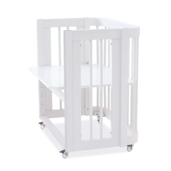 Minicuna de colecho ovalada 55x70 cm Crea Uno Bianco blanca