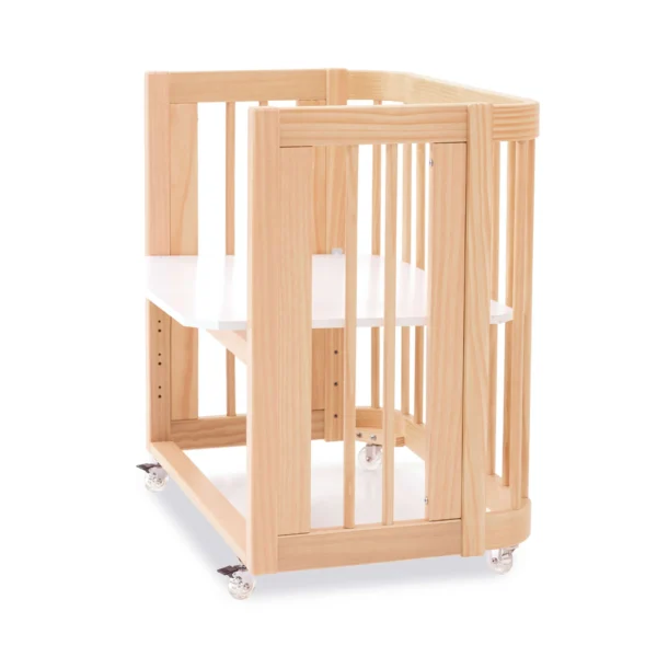 Minicuna de colecho ovalada 55x70 cm Crea Uno Nomad madera