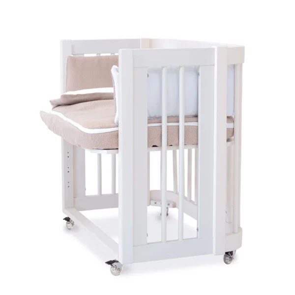 Minicuna de colecho ovalada 55x70 cm Crea Uno Bianco blanca