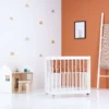 Minicuna de colecho ovalada 55x70 cm Crea Uno Bianco blanca