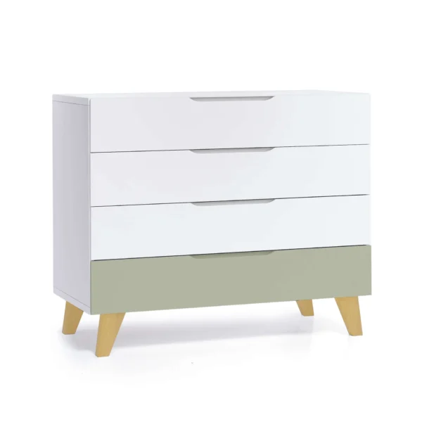 D247R-M5650 Cómoda infantil Nomad de madera