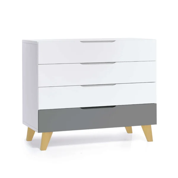 D247R-M5850 Cómoda infantil Nomad de madera