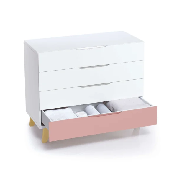 D247R-M5950-OPEN Cómoda infantil Nomad de madera