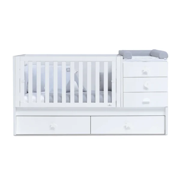 Cuna convertible Sero Bubble blanco 70x140 cm