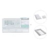 Cuna convertible Sero Bubble blanco/verde-menta 70x140 cm